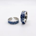 Starry Nights Couple Rings