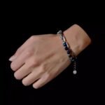 BLUE STONE DOUBLE LAYER BRACELET - Image 2