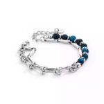 BLUE STONE DOUBLE LAYER BRACELET