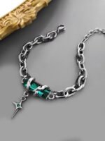 ZIRCON BRACELET- GREEN - Image 3