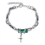 ZIRCON BRACELET- GREEN