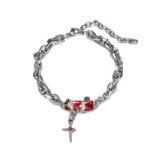 ZIRCON BRACELET- RED